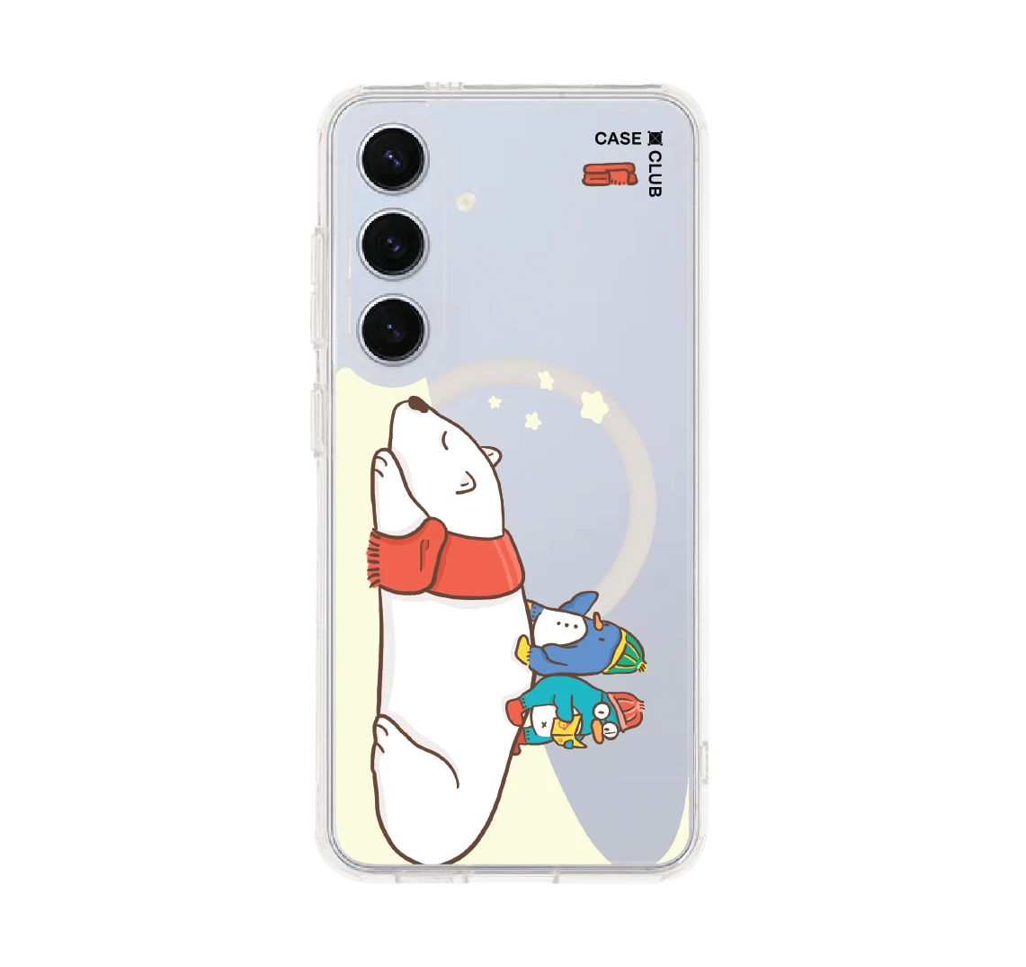 polar bear & duo penguin